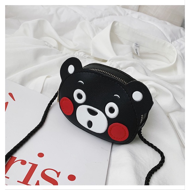 KARAKTER BULAT Tas Selempang Bahu Mini Lucu Slingbag Wanita Remaja Cute Korean Style By Chikoisme NR