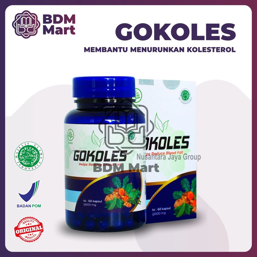 GOKOLES ASLI HERBAL KOLESTEROL AMPUH OBAT ALAMI