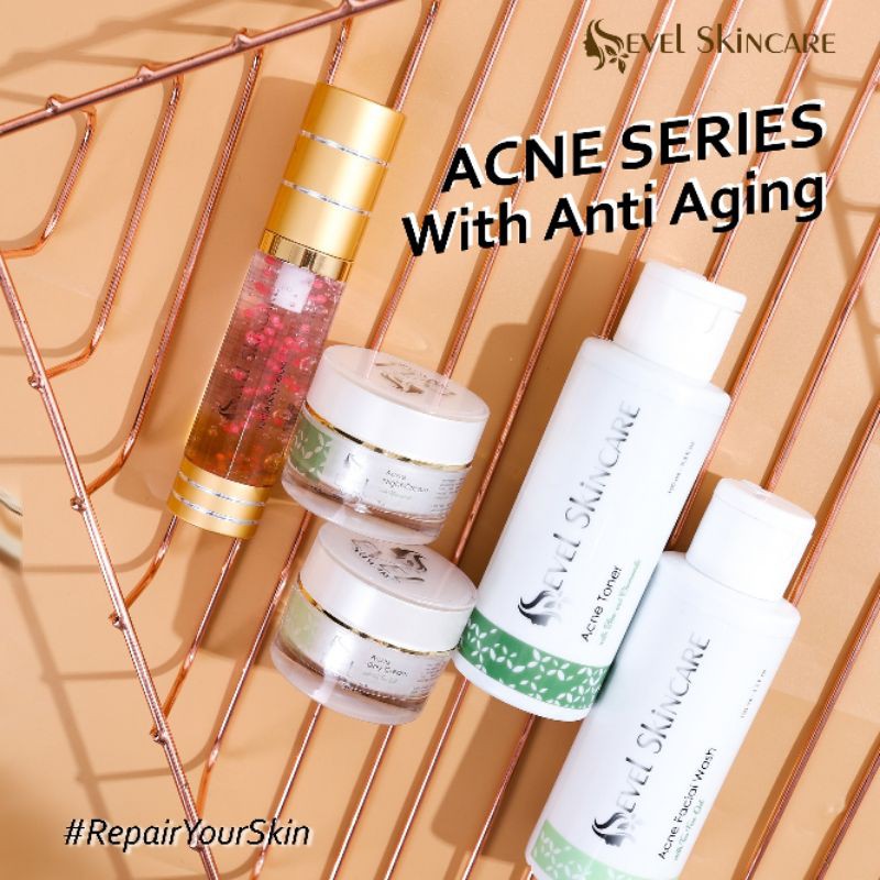 Evel Skincare Paket Acne Series With Anti Aging
