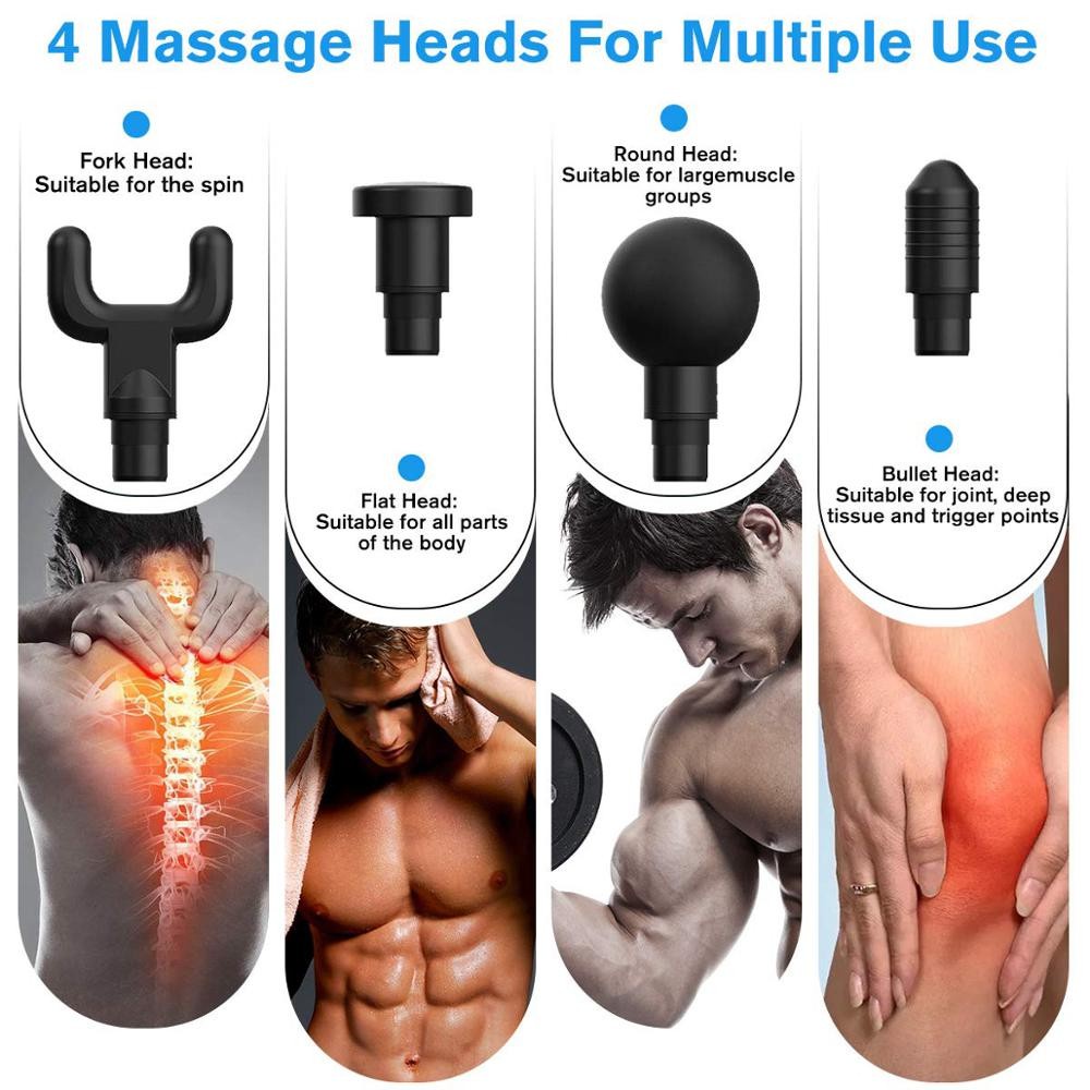 Alat Pijat Getar [A] Otot Badan Elektrik Fascia Massage Gun Muscle