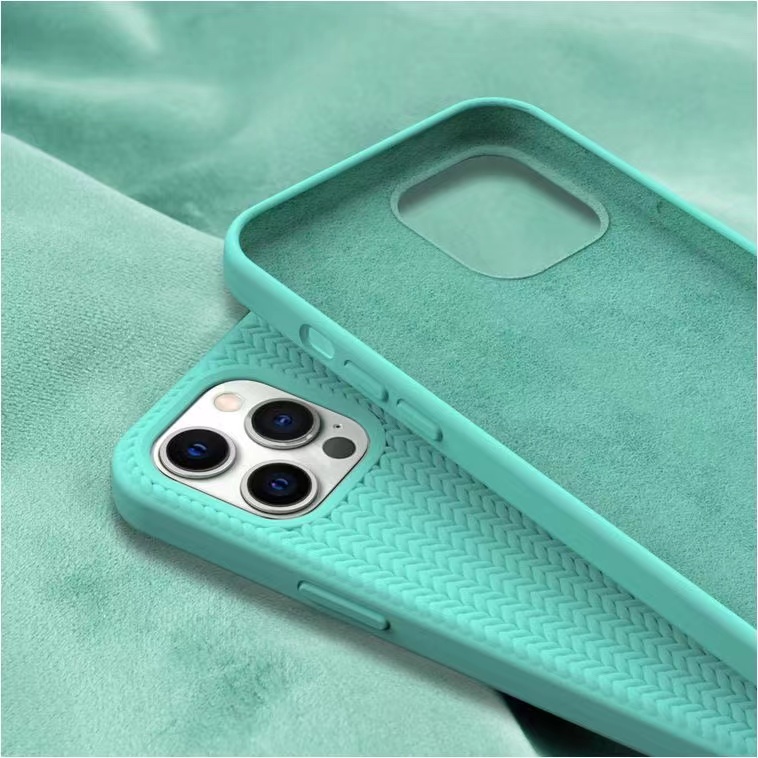 Casing Silikon Tekstur Cair Anti Slip Untuk IPhone 11 12 13 14 Pro MAX X XS MAX XR 7 8 Plus