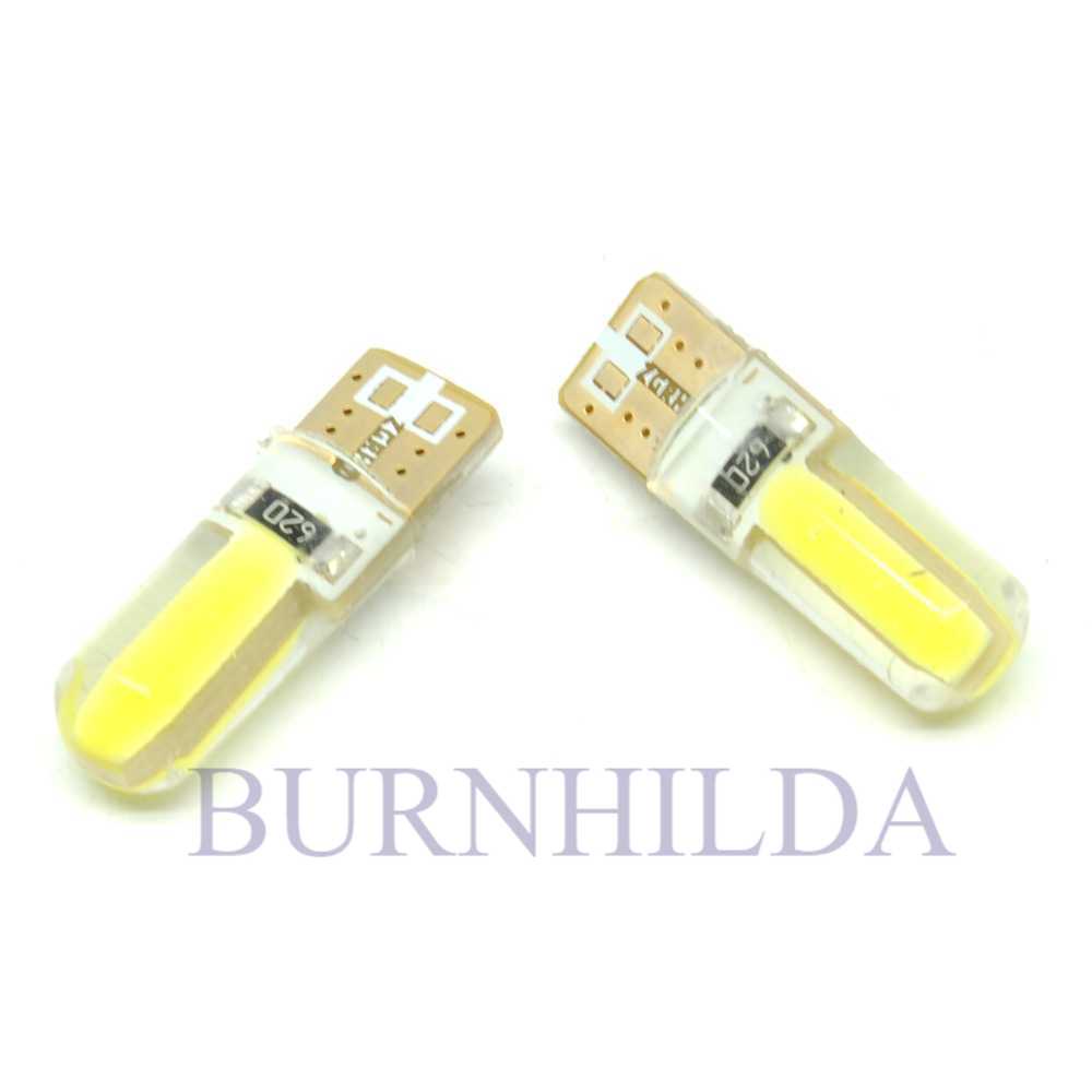 Lampu Mobil Headlight LED T10 W5W 2 COB 2PCS accesoris mobil burnhilda