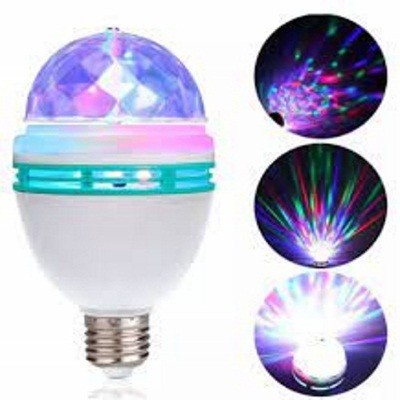 Lampu DISCO LED Fitting tumblr mini otomatis disko warna warni