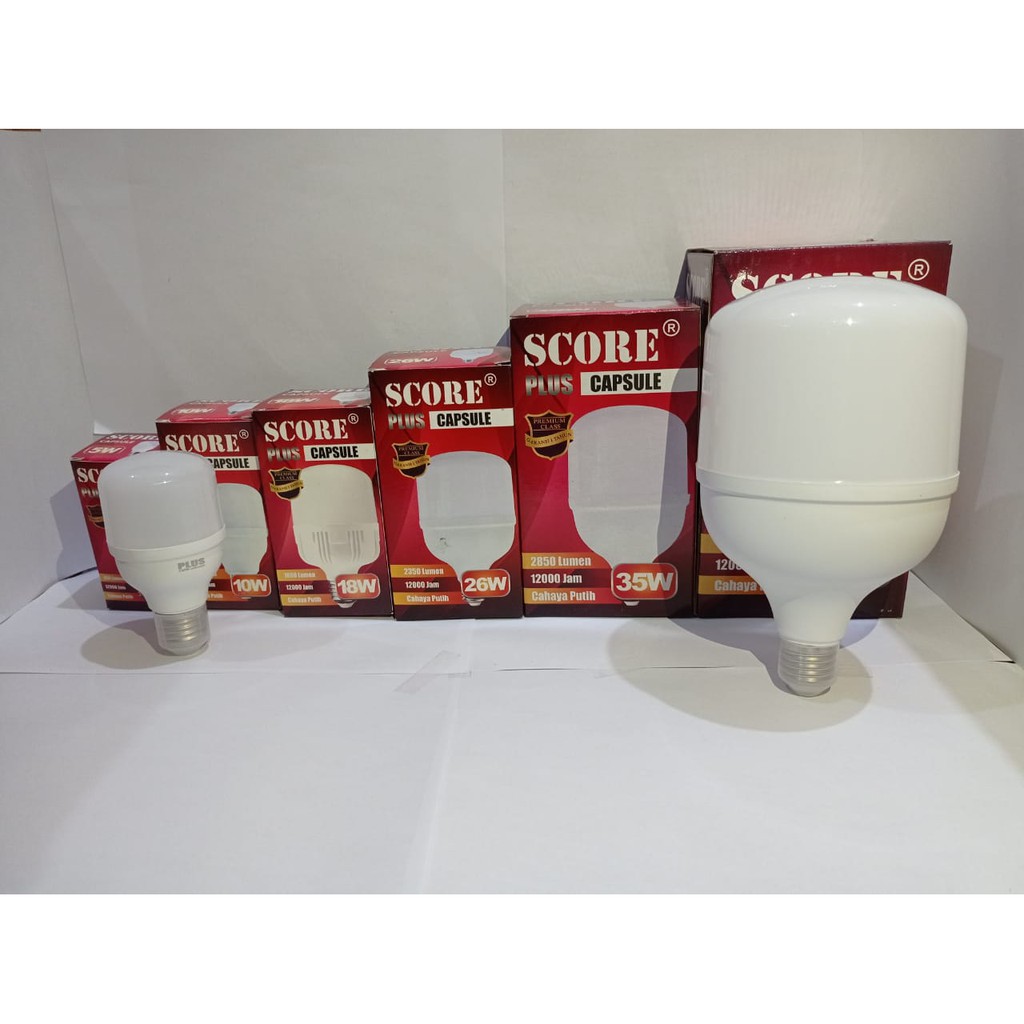 Lampu LED Bohlam LED Murah Garansi 1 Tahun SCORE Capsul