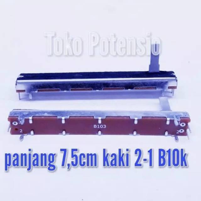 POTENSIO GESER 7,5CM KAKI 2-1 B10K
