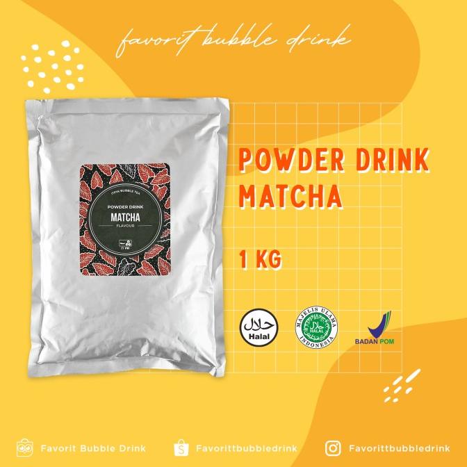 

(BISA COD) Matcha Latte Premium powder tea ITPIN SALE Kode 468