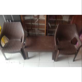 kursi teras tamu 2kursi 508 1meja olymplast anyaman rotan kursi teras tamu 2kursi 508 1meja olymplast anyaman rotan