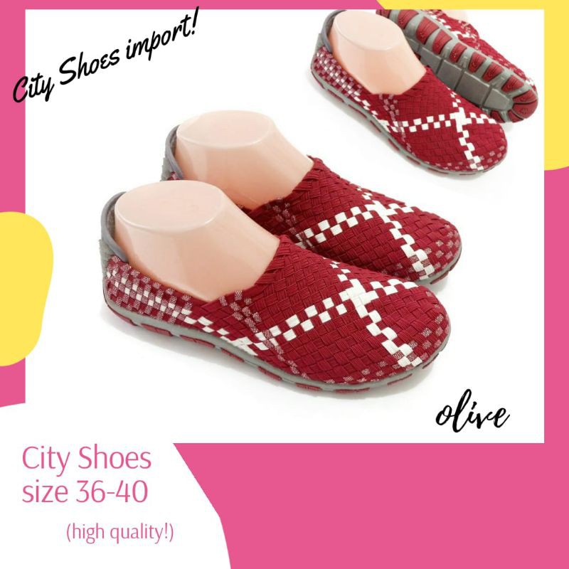Sneakers Impor Wanita City Shoes