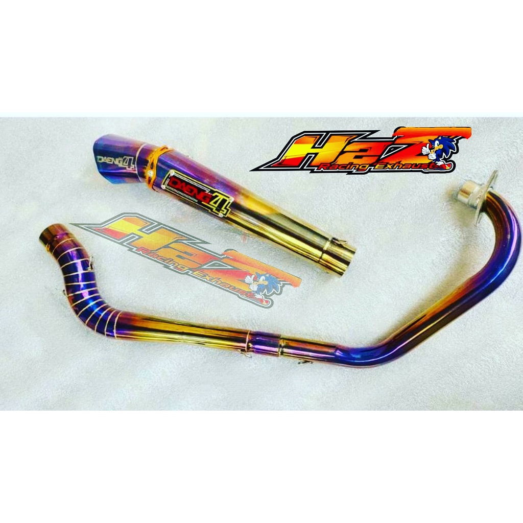 Ekzos / Exhaust Daeng FZ150i Belang150R RAIDER 150mmx EXCITER 150mmx EXCITER 150mm