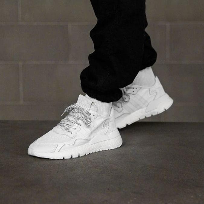 adidas nite runner white