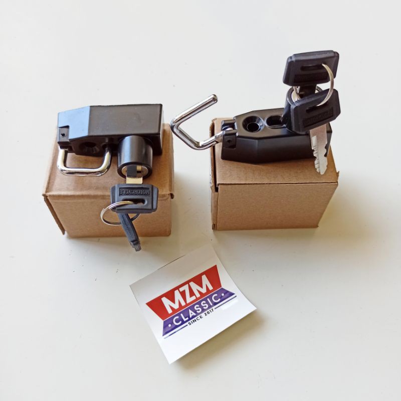 Helmet Holder Kunci Helm V75 V80 Super Deluxe Excellent YB100 L2G L2S L2DX L2SN L2Super