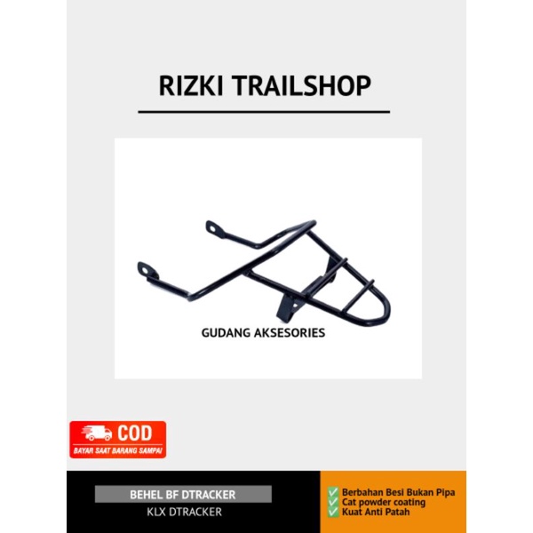 Behel Klx Bf G Dtracker New 150 Bracket Belakang Untuk Menaruh Tas