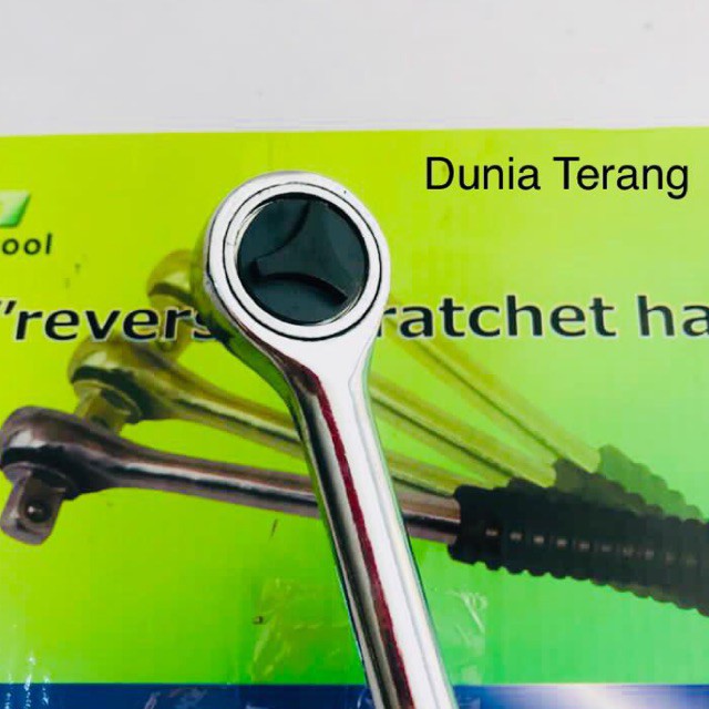 Stang Sock Ratchet XPTOOL 1/2in 12in - Setang Sok Rachet Handle 1/2 12 - Gagang Mata Shock Krek