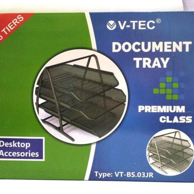 

BANTING HARGA Document Tray / Letter Tray Besi V-Tec 3 Susun