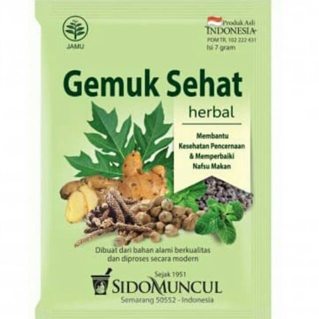 

Jamu Gemuk Sehat Sidomuncul