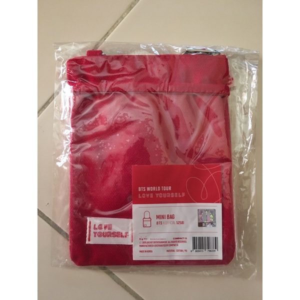 BTS MERCHANDISE LOVE YOURSELF TOUR LY TOUR TAS MINI BAG