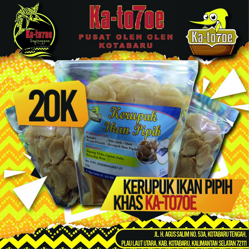 

Kerupuk Ikan Pipih Katojoe