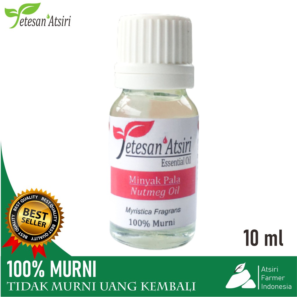 10ml minyak atsiri pala murni nutmeg pure essential oil 100% tanpa campuran murni penyulingan