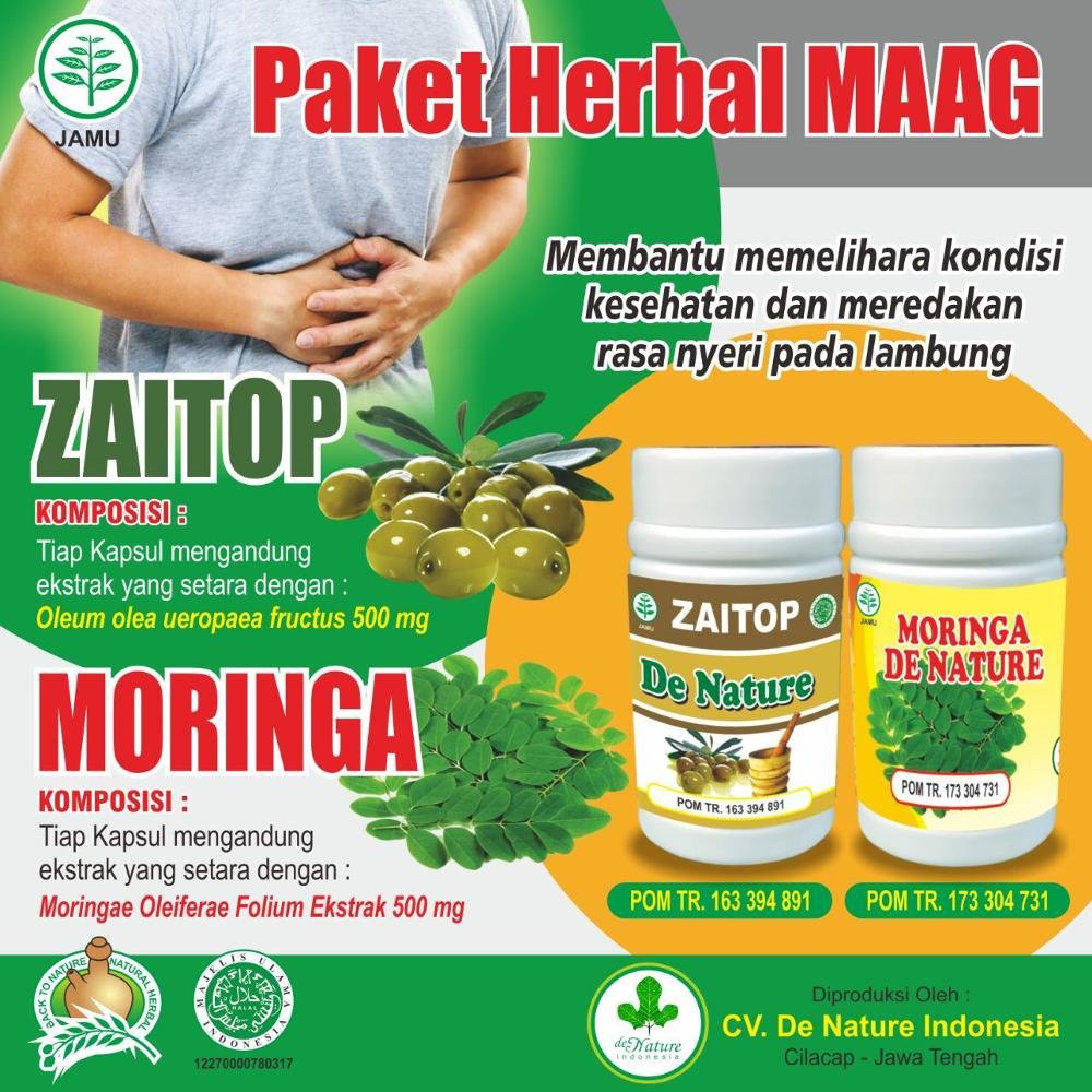 

Obat Mag, Maag, Magh, Asam Lambung Herbal Ampuh Asli De Nature Terpercaya