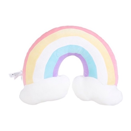 MINISO BANTAL LEHER PELANGI SUMMER RAINBOW SERIES PLUSH PILLOW