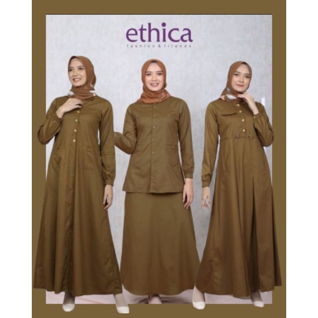 GAMIS &amp; SETELAN ROK AYUMI UNIFORM 04 - 14  • ETHICA