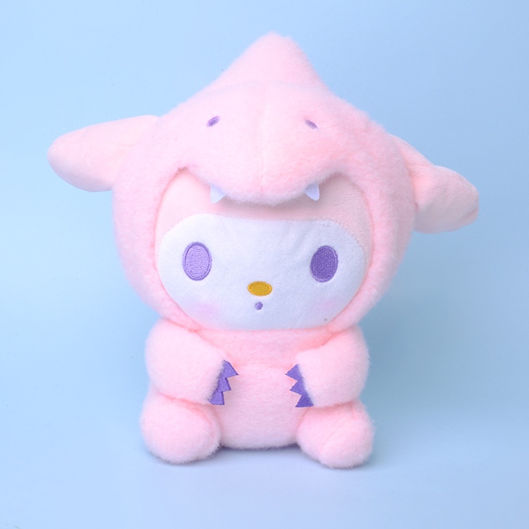 Mainan Boneka Stuffed Kartun Sanrio Kuromi My Melody Bahan Plush Ukuran 20Cm Untuk Anak Perempuan