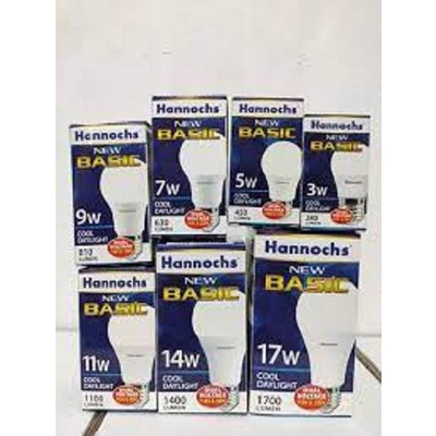 Hannochs Bola Lampu LED Ekonomis Basic / Bola Lampu Hemat Listrik