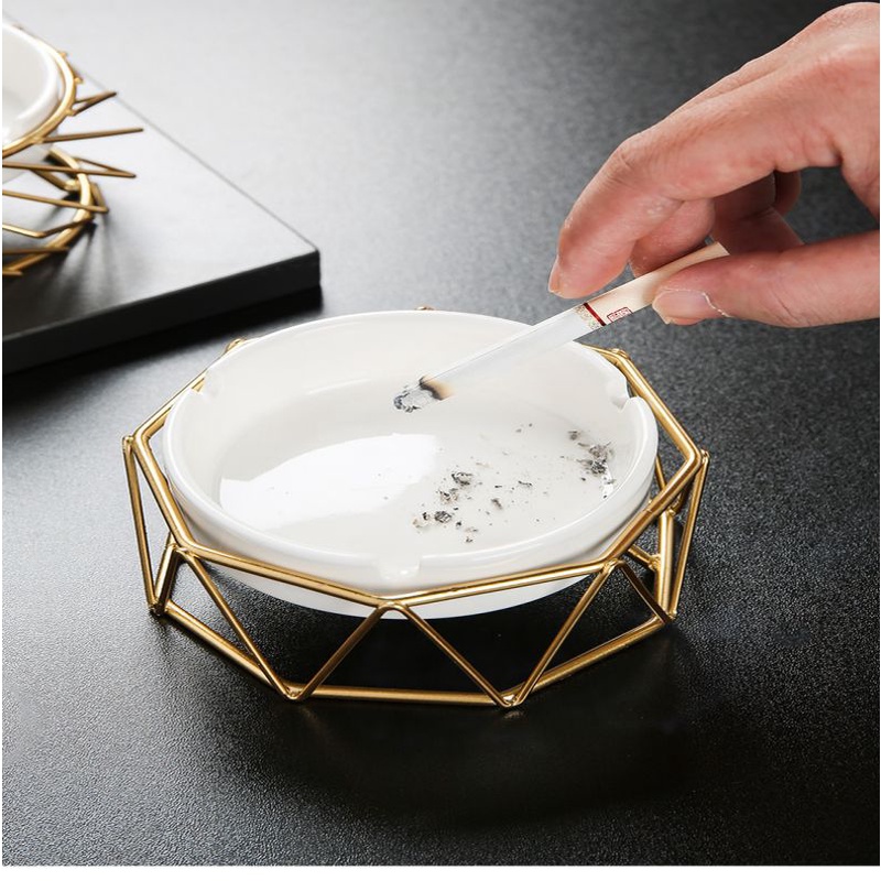 Asbak Rokok Keramik Desain Unik Ashtray Hollow Out Asbak Keramik Gaya Nordik