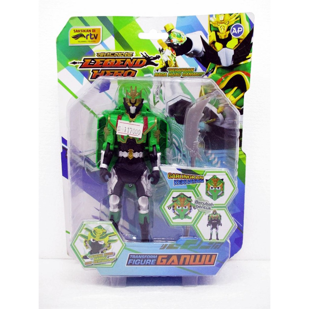 Mainan Legend Hero Transform Figure / Legend Hero Figur Ganwu