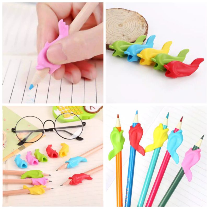 

Atk Alat Bantu Belajar Menulis or Writing Grip Pensil Holder Tools Fish