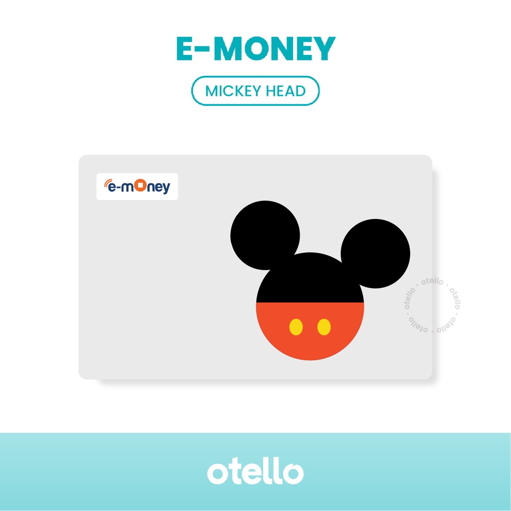 Otello Kartu eMoney Mickey Mouse e-Money Card eToll Mandiri Disney Karakter Lucu Unik Souvenir