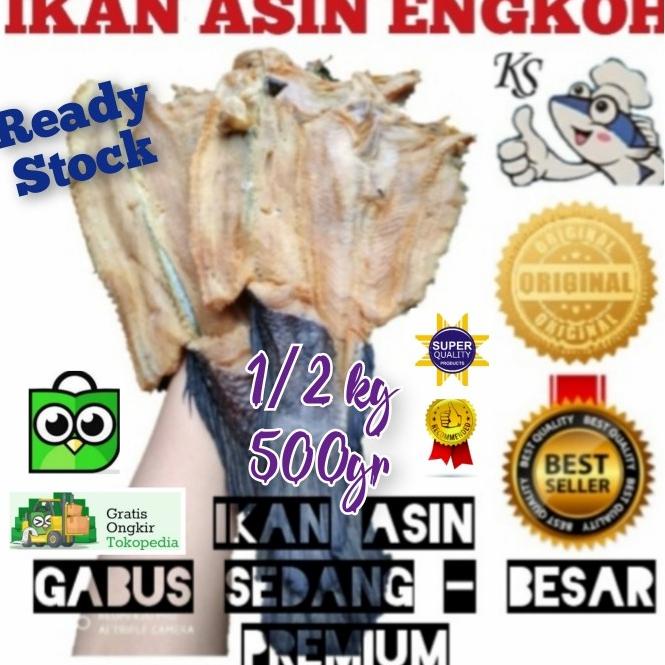 

[COD] ikan asin gabus sedang-besar premium 500gr [COD]