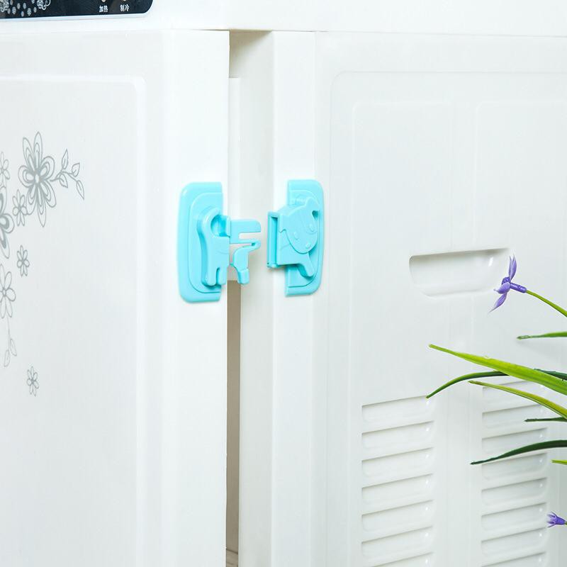 UNNISO - Refrigerator Safety Lock/Drawer Safety Lock / Pengaman Lemari Dan Kulkas