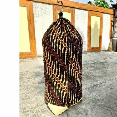 krodong BATIK lovebird kerodong sangkar bulat motif batik katun full print