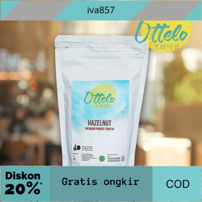 

PROMO Powder HAZELNUT 1000gr Merk Ottelo Bubuk Minuman Premium Halal GRATIS ONGKIR