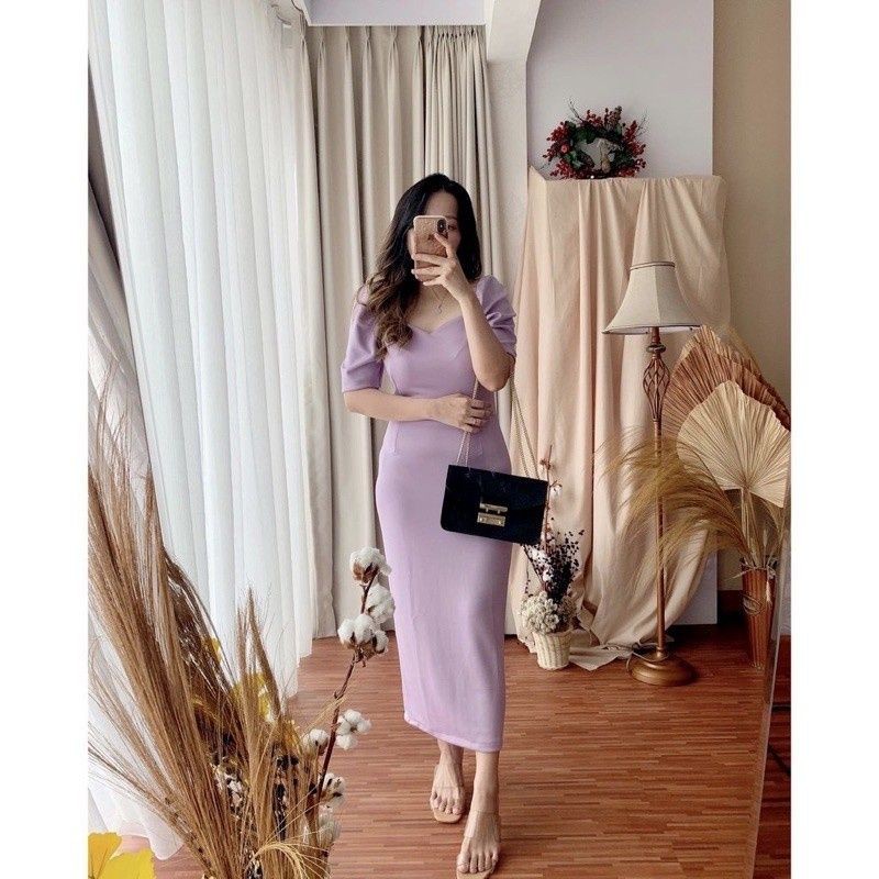 BISA COD DRES VINTAGE BODYCON