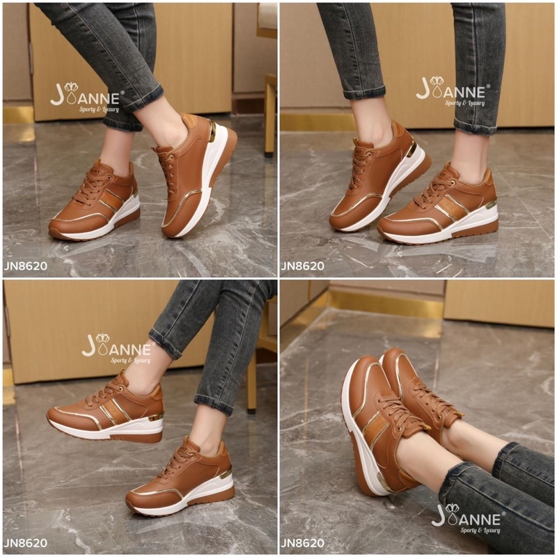 RESTOCK!! JOANNE Sporty Wedges Sneakers Shoes JN8620