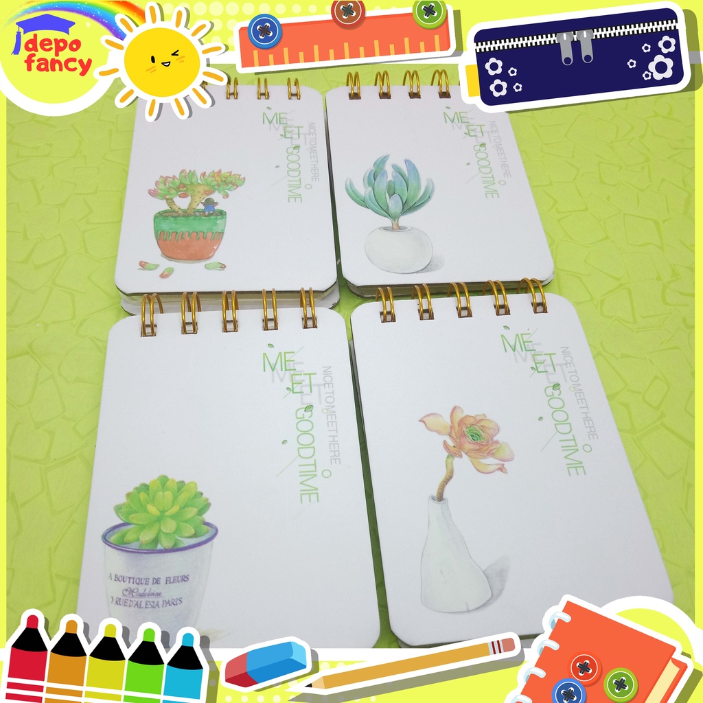 

Memo Spiral A7 / Memo Mini / Note / Noted / Buku Catatan / Diary Mini CXQ-131