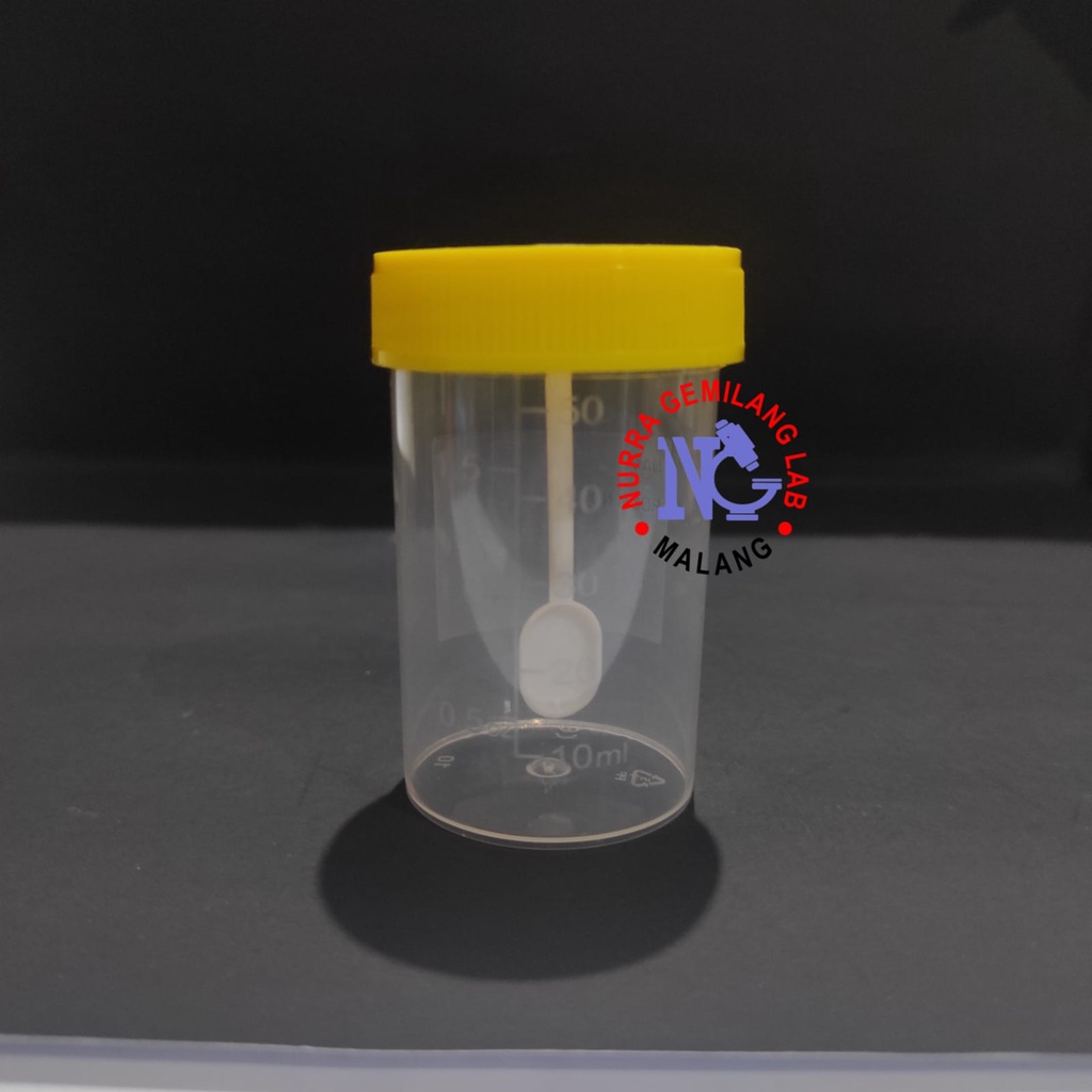 Pot Feses / Botol Feses / Tempat Pengambilan Feses Onemed 60cc 60ml