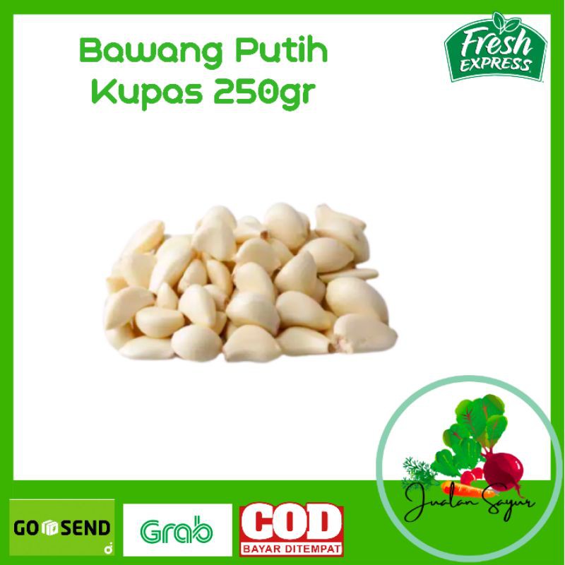 

Bawang putih Kupas Sayuran Segar 250 gram
