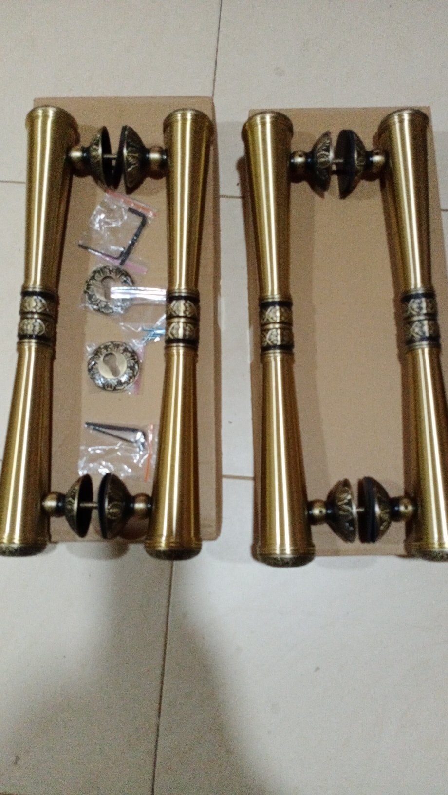 Hendel / Tarikan Pintu Kuningan Panjang 60 Cm