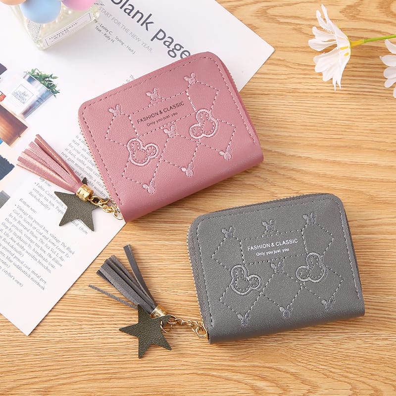 EV 881 Dompet Koin Wanita Mini Murah Import