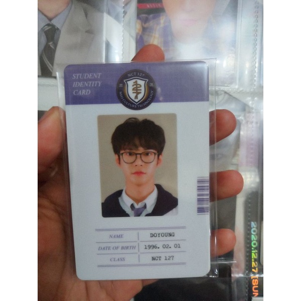 

ID card Doyoung back to school 2021