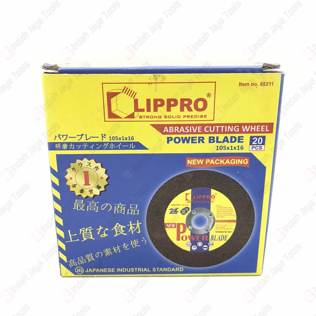 LIPPRO POWER BLADE Batu Potong 4 x 1 Besi Stainless Cutting Gerinda