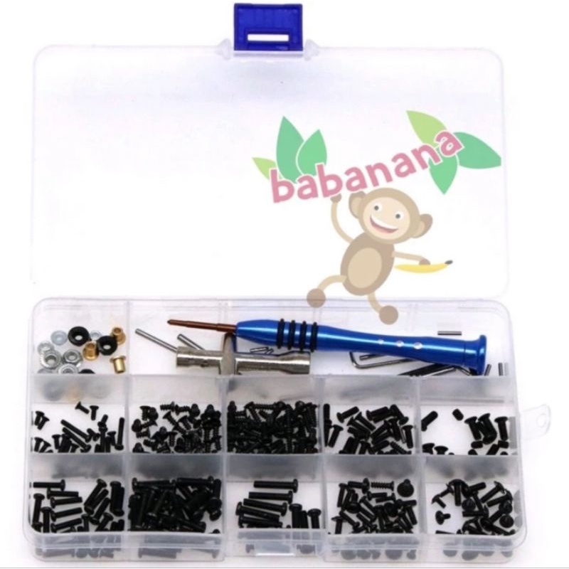 Set baut RC kit assortment obeng sekrup screw remote control part