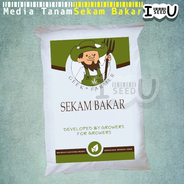 Sekam Bakar Murni Media Tanam Premium - Geek Farmer