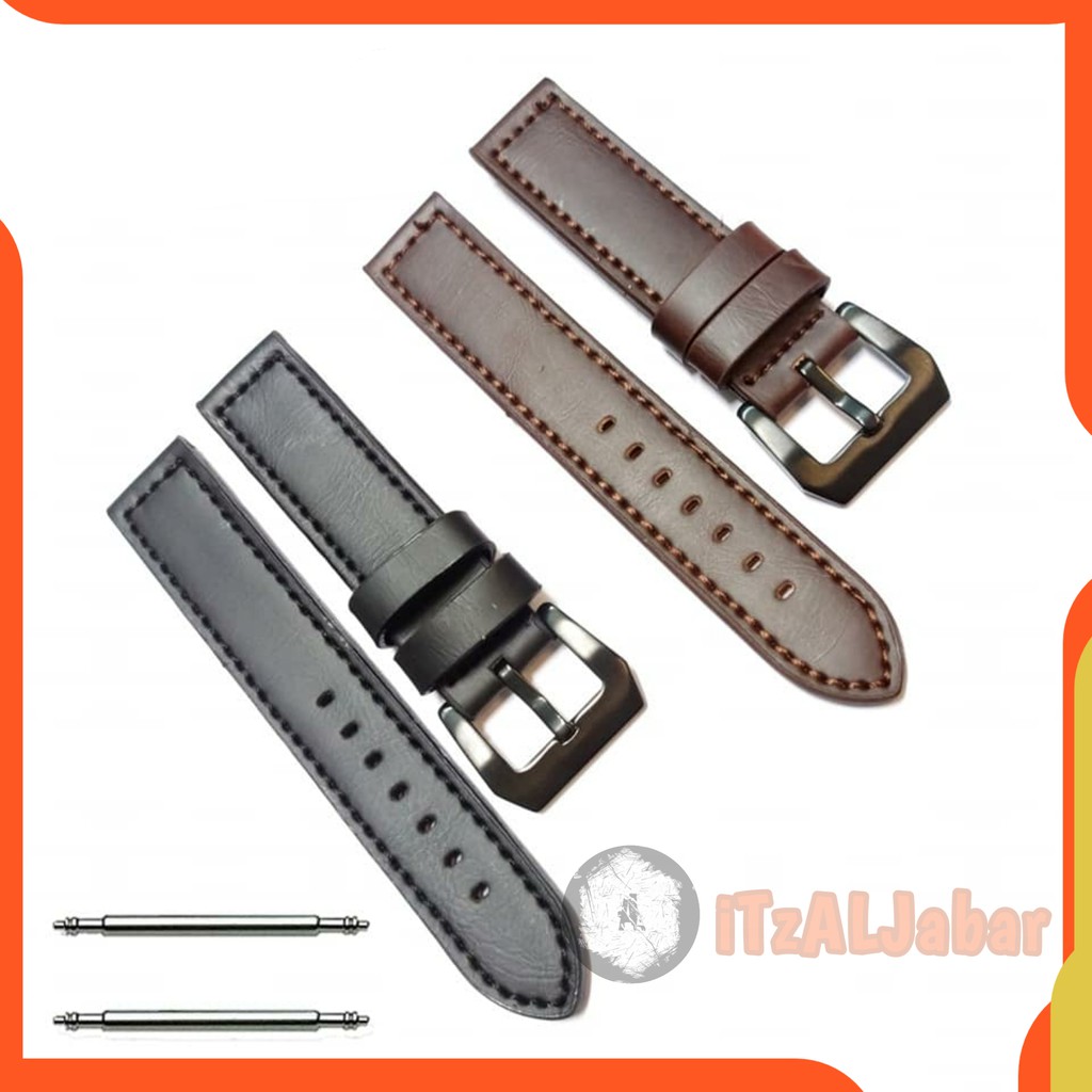 Tali jam tangan Kulit Leather strap 20mm 22mm 24mm KLSUII