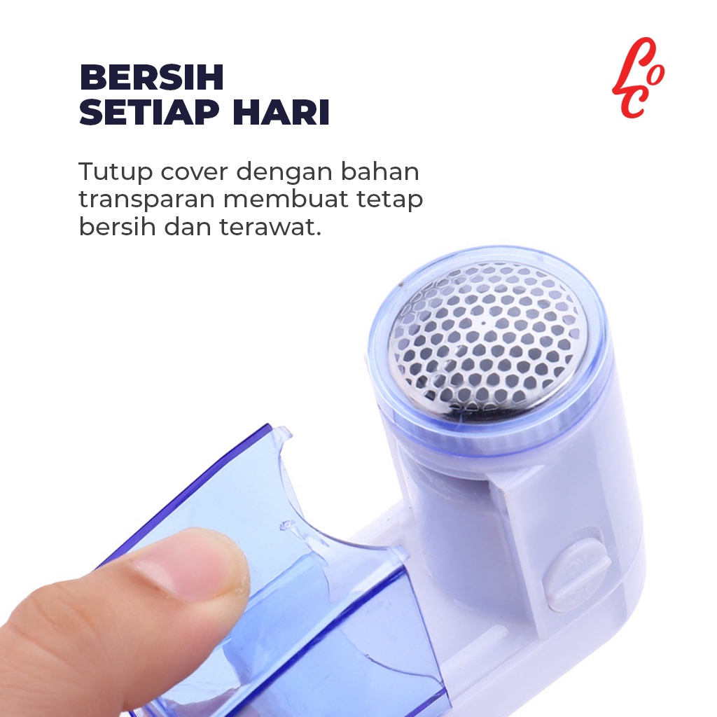 Lint Remover Pembersih Bulu Baju Penghilang Serat Benang Kain Pakaian Roller Portable