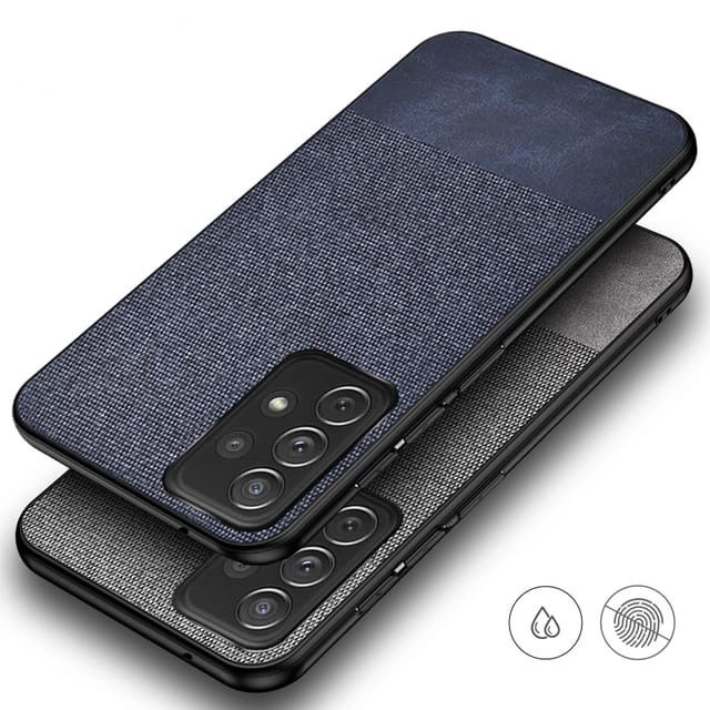 Samsung A13 A23 5G 4G A72 A22 A32 Soft Case Fabric Denim