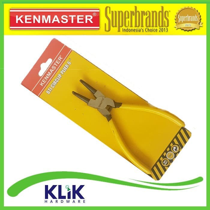 Kenmaster Tang Snap Ring 6 Inch - Tang Circlip Bengkok Tekan Tutup BT BTI